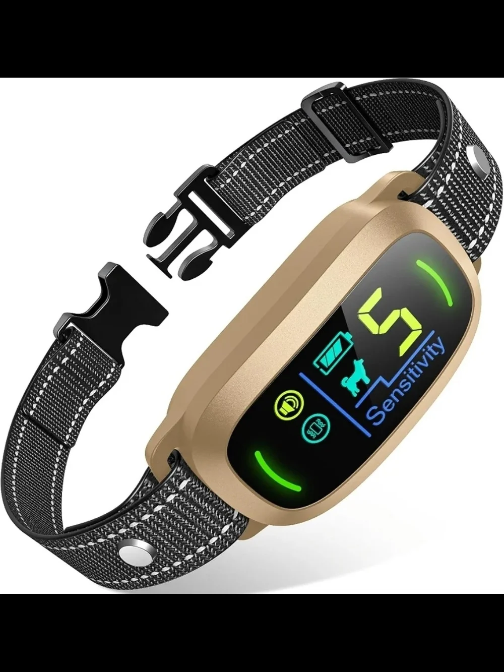 FAFAFROG Rechargeable Smart Dog Bark Training Collar with 5 Sensitivity Levels